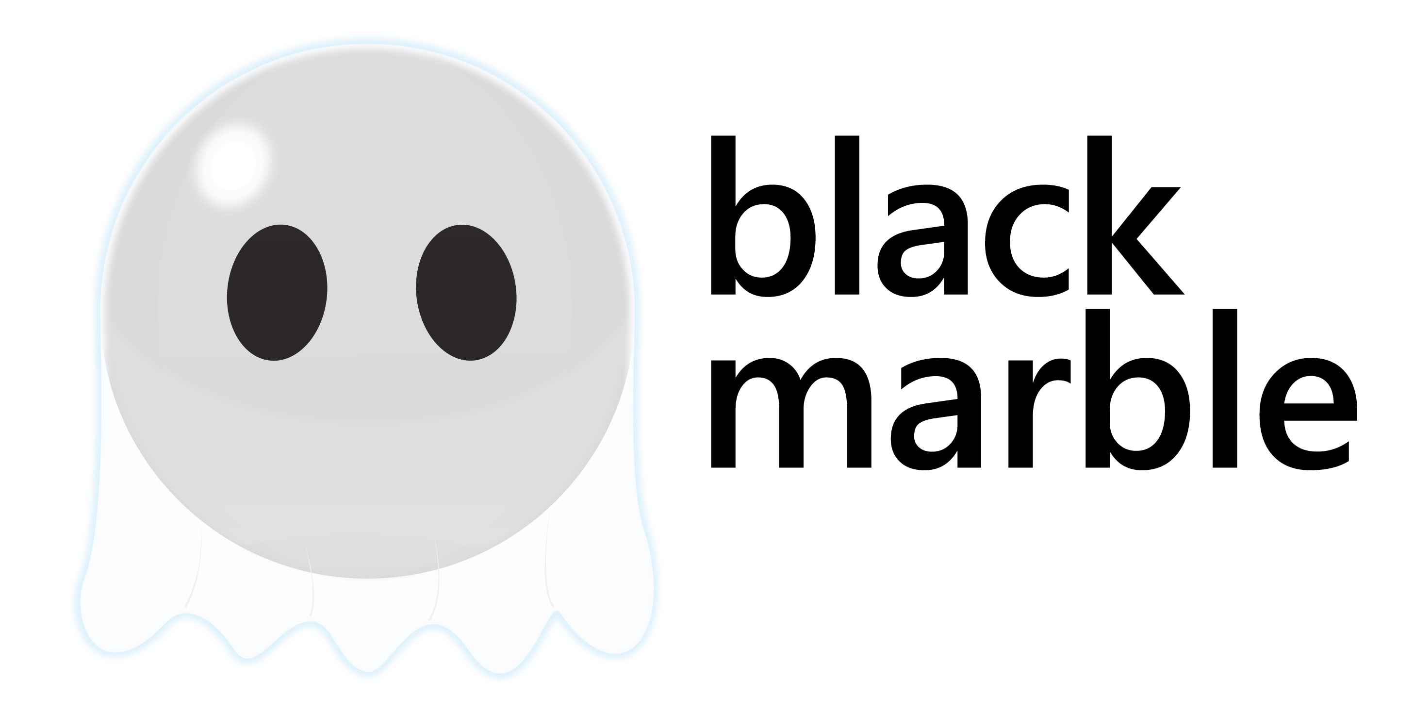 Black Marble Halloween Logo