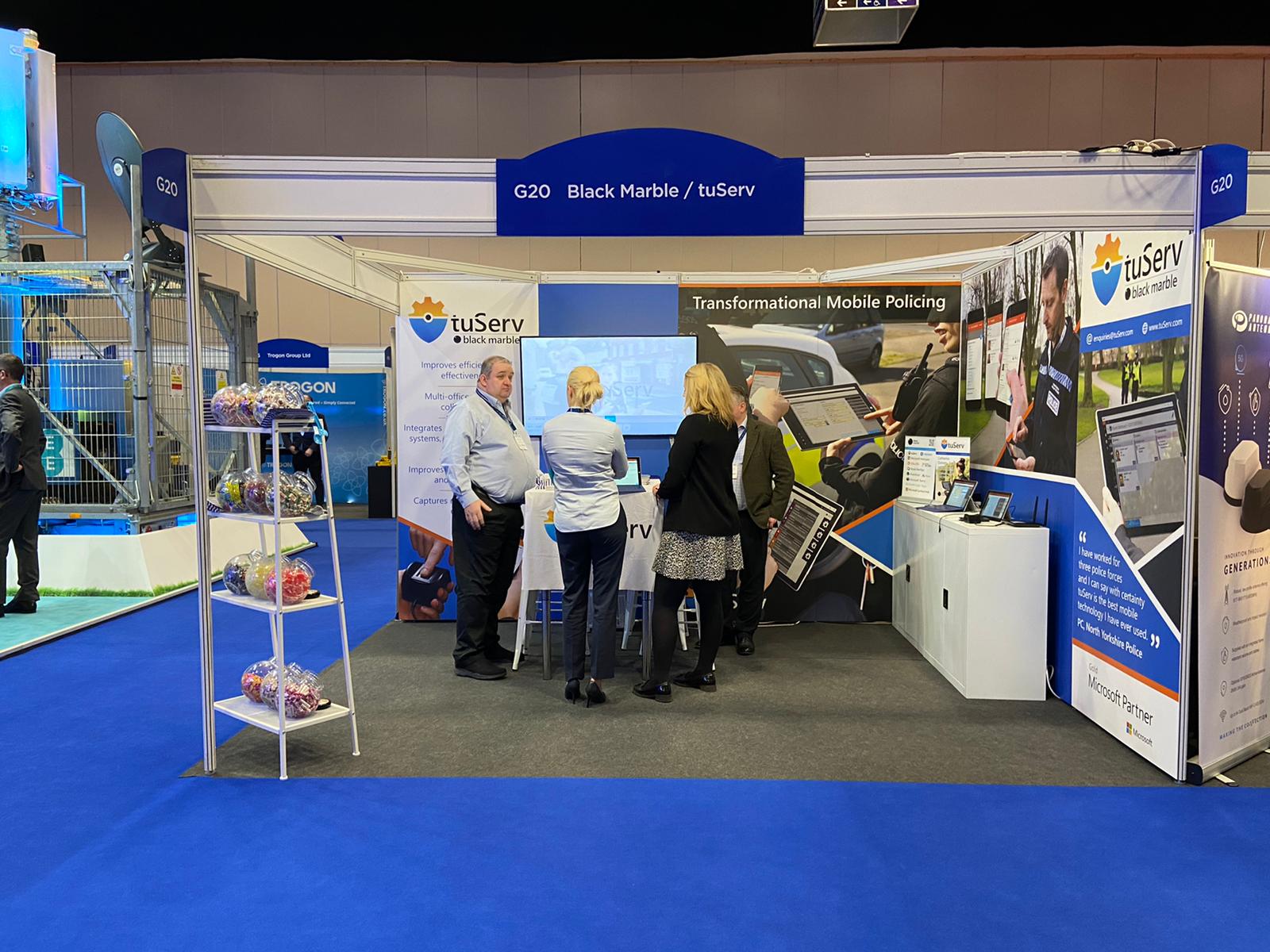 The Black Marble and tuServ Stand at BAPCO